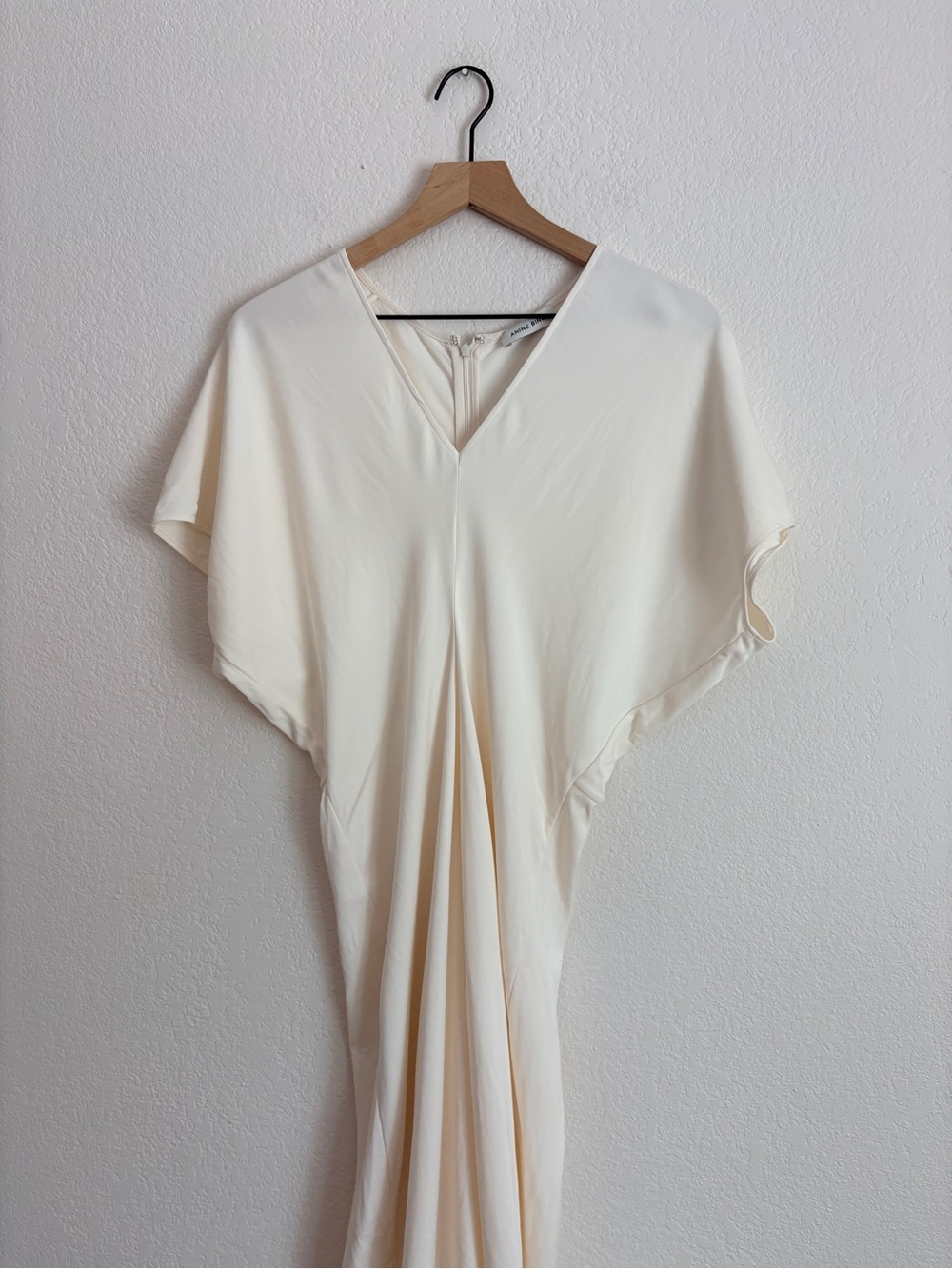 Anine Bing Zadig Elegant Cream V-Neck Maxi Dress - Picture 11 of 14